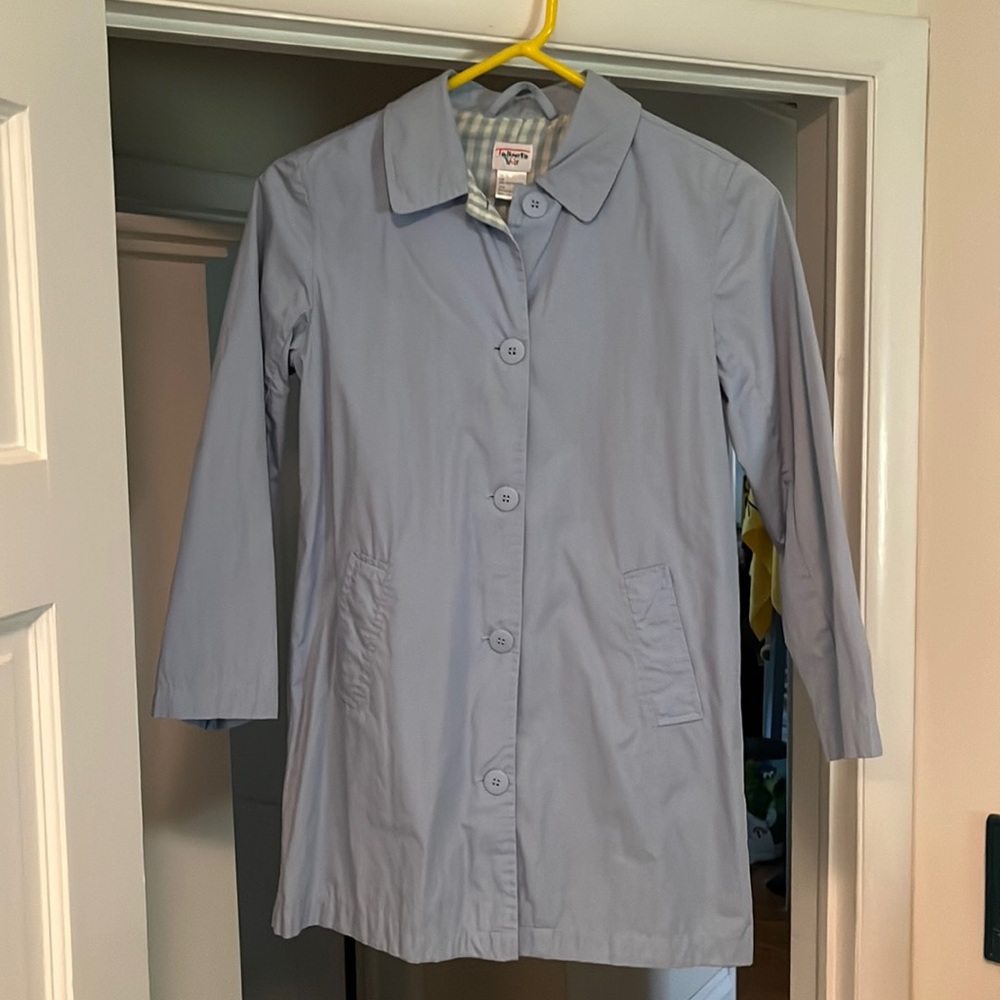 Talbots Girls rain coat. Size 10